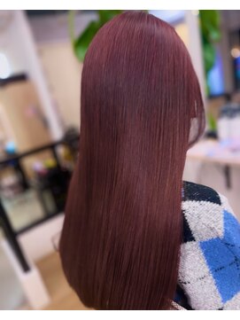 ロッソ 仙台店(Rosso) ブリーチなチェリー【仙台/あおば通/広瀬通】