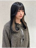 イヤリングカラー【藤沢/本鵠沼/ヘッドスパ/白髪ぼかし/艶髪】