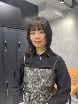 シャルムバイケンジ(Charm.by KENJE) /小顔【 韓国式ハッシュカット 】ウルフ/レイヤー/顔まわり