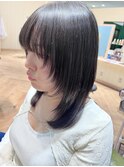 レイヤー/ストレートパーマ/ウルフ