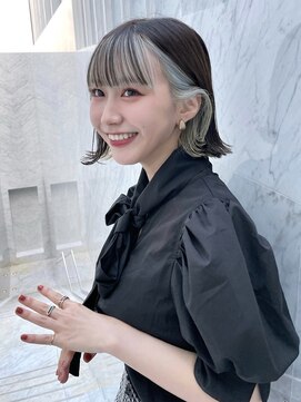 ロンド ジュルード 名古屋(Lond jeloud) ショート ボブ インナーカラー 韓国風5425