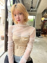 【ROJITHA原宿表参道】外ハネボブ×ミルクティベージュ