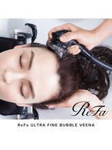 サロンでしか体験できないウルトラファインバブルで「素髪」に…[ReFa ULTRA FINE BUBBLE VEENA]始まります