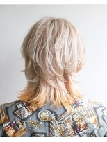 ルプラ ガーデン(le-pla garden)&nbsp;ベージュ#オレンジ#ダブルカラー＃ウルフカット＃ケアブリーチ