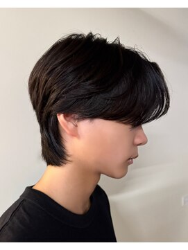 ノラ シブヤ(NORA) センターパートメンズウルフカットカルマパーマダウンパーマ