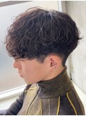 波巻きパーマ×スペインカールでストリート感溢れる男らしいヘア
