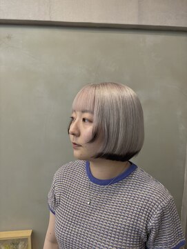 ファビ 渋谷(Fab) くびれヘア/暗めカラー/アプリコットオレンジ/縮毛矯正