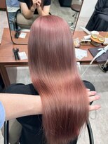 モク 立川(moc)&nbsp;韓国風レイヤーカットブリーチダブルカラー前髪