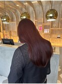 【極上の髪質改善】プレミアムカラーエステ/艶髪/ボルドーカラー