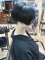 クレメント サロン ブル(Clement Salon Bull)&nbsp;【松戸BULL】サロンスタイル☆小顔ショート×アクセントネイビー