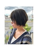 外はねショートスタイル