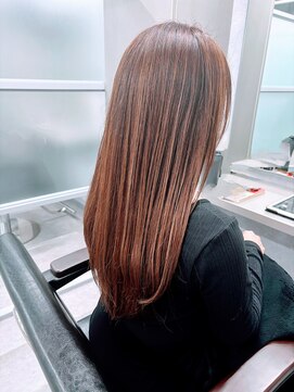 ネウィ 所沢(newi) 暖色ハイライト×白髪ぼかし