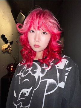 ハコ プラス(HACO+) 【Haco+】Rena_ウェーブ_ダブルカラー