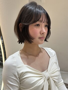 サイン 渋谷(SIGN) お洒落なレイヤーカットハッシュカットレイヤーボブ渋谷