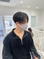 ナンバー エリュン 秋田店(N°Elune) ツーブロックセンターパート