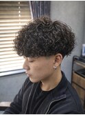 プードルスパイラルパーマ