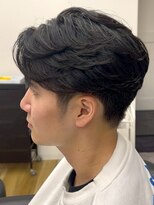 ナム 錦糸町(NAM)&nbsp;MEN’S/リバースセンターパート/ニュアンスパーマ/錦糸町