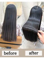 ツム(tumu)&nbsp;黒髪ロングを輝く艶髪ストレートに