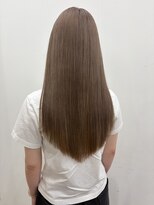 ロックス バイ マグ 松本(rocks BY MAG)&nbsp;ブリーチカラーミルクティーベージュシースルーカラー大人可愛い