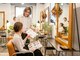 ヘアスタジオルース(HAIR STUDIO LUZ)の写真/日常の喧騒から離れた北堀江の少人数サロン。大人世代の髪の悩みを魅力に変える、くつろぎの贅沢空間。