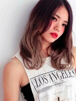 ヘアサロン ガリカ 表参道(hair salon Gallica)&nbsp;“ グラデーション × バイオレットグレージュ ”☆ semi-long♪