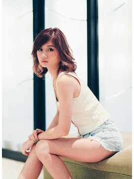 エスアンドエフ美容室 松富店(S&F) 大人かわいい愛されミディ