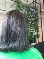 ダブル アンダーバー サロン(W_SALON) 【W_SALON 河原町】ハイライト/外ハネボブ
