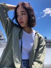 デパール 南青山(depart) 【デパール 】イメチェン外ハネボブ美髪ワイドバング