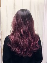 ヘアスペース リズム グリーン(Hair space Rizm green)&nbsp;カシスカラーグラデーション