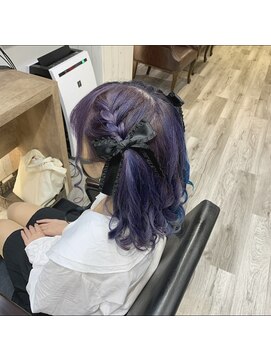ヘアセット アリエス 新宿駅前店(aries) ハーフツイン