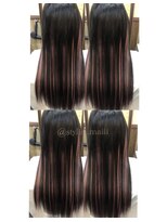 ディー エメ(D-aimer-)&nbsp;鬼滅カラー風エクステ×ピンクメッシュ