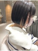 極細highlight、キュートな大人ミニBob[谷合