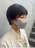 前髪あり・マッシュ風ショート・ショートヘア
