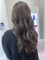 プログレス ひばりヶ丘店(PROGRESS)&nbsp;『グレージュハイライト』デザインカラー×白髪ぼかしハイライト