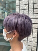 ビアンコ カーロ 二子新地店(Bianco caro)&nbsp;ブリーチ×ラベンダーアッシュ×マッシュ