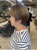 highlight short hair