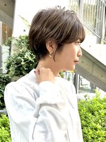 ジアン バイ ミルボン NU茶屋町+(GIEN by milbon)&nbsp;耳かけ/似合わせ/大人ショートボブ/20代30代40代50代/田中俊成