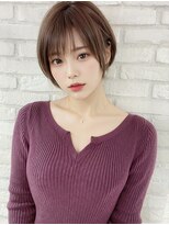 オリジンズヘアーセカンド 守谷店(Origins hair 2nd)&nbsp;ショートボブ×ベージュ系カラー×BYKARTE TR