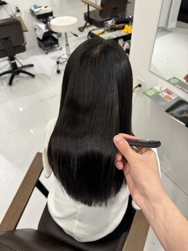 ハピネス 梅田茶屋町店(HAPPINESS) 韓国ヘア/ロングレイヤー/顔周りカット/ブリーチなし/グレージュ