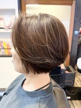 カシア cassia hair dressing salon 【cassia】丸みショート　[30代40代50代]