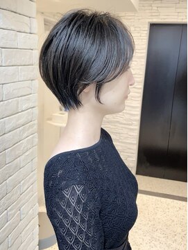 ヘアメイク シンズ レインボー(Hair Make SHIN'S RAINBOW) ショートボブ/大人巻き/ぷつっとボブ/ナチュラルモード/高松