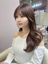 グロー 大宮(GLROW)&nbsp;□ 韓国大宮顔周りレイヤーカットハッシュカットワンホンヘア