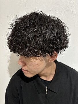 グラフ 立川(Graph.) 波巻きパーママッシュツーブロックメンズパーマ