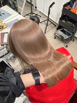 ロイス 神宮前(ROIS)&nbsp;ケアブリーチ/ミルクティーベージュ/髪質改善トリートメント/