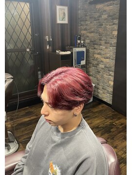 エムズ フォー メン(M'Z for men) 2025 春　ワインレッドカラー