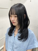 シーン(seen)&nbsp;【ハッシュカット】ロングウルフカットクラゲウルフ中性ウルフ