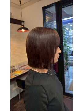 ボアップ 松山店(boappu) #ストレート#髪質改善#ダブルカラー
