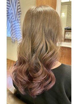 ケストラ(KESTRA) ミルクティーベージュ/ラベンダーピンク