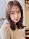 イメチェン/ホワイトブロンド/外ハネボブ/美髪/表参道/髪質改善