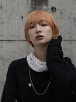 ピークアブー 原宿ハラカド(PEEK-A-BOO) オレンジマッシュ前上がりボブくせ毛多毛
